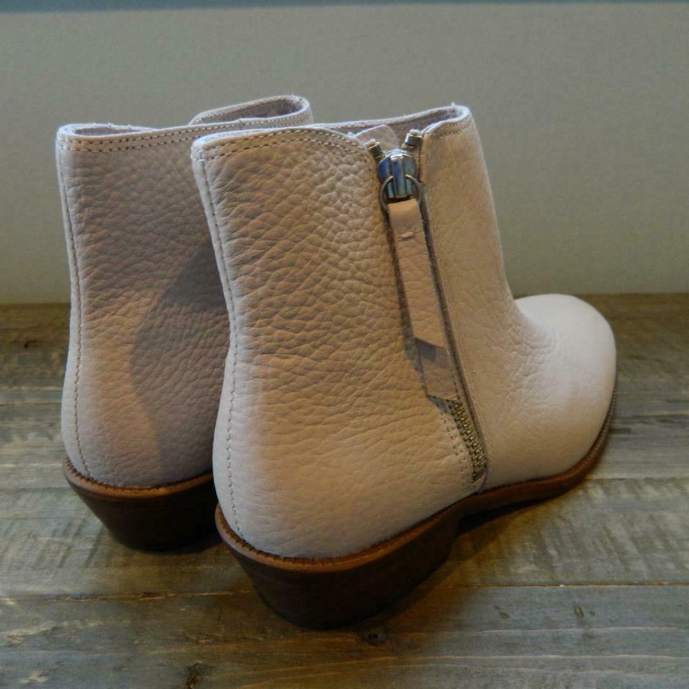 J. Crew Blush Leather Ankle Booties - Picture 2 of 2